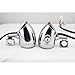 Motorcycle Aluminium Bullet Shape Waterproof Heavy Duty Wireless Bluetooth Stereo System with USB Charging Port & Aux