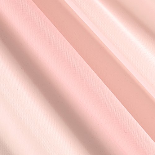 Ben Textiles Inc. 120in Sheer Voile Blush Pink Fabric By The Yard
