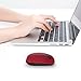 Jelly Comb 2.4G Slim Wireless Mouse with Nano Receiver, Less Noise, Portable Mobile Optical Mice for Notebook, PC, Laptop, Computer, MacBook - Black and Red