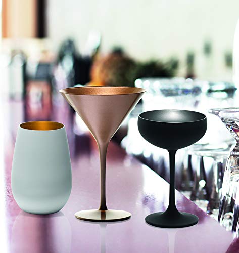 Stölzle Lausitz Cocktailschale Elements 240ml I Martini Gläser 6er Set I bronze I Cocktailgläser spülmaschinenfest… – Bild 3