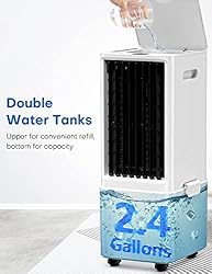 SKYICE Evaporative Air Cooler, 3-IN-1 Windowless