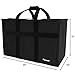 Large Insulated Food Delivery Bag for Uber Eats, Doordash Drivers, Catering and Restaurants with Extra Bottom and Removable Separator to Transport Hot/Cold Items, 23