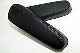 Odyssey Armrest Cover Replacement,Leather Seat Armrest Covers For 2005-2010 Honda Odyssey(Black)