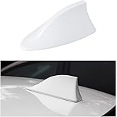 Shark Fin Antenna Cover for Car, Automotive Top Roof Aerials AM/FM Radio Signal Base, Vehicle Shark Fin Shape Cover with Adhe