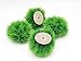 BEGONDIS Aquarium Decorations 4Pcs Green Grass Ball Water Plants, Artificial Fish Tank Decor, Made of Soft Plastic Safe for All Fish & Petsthumb 1