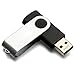 Maspen 10 Pack 128MB Bulk Pack USB 2.0 Flash Drives Swivel Thumb Drive Memory Stick, Black [Not 128GB] (10pcs 128MB)