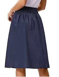 Kate Kasin estilo elegante y cintura alta corsé cordones a-line de la dama falda