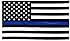 Thin Blue Line American Flag - 3 by 5 Foot Flag with Grommets