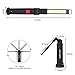 LED Work Light, COB Rechargeable Magnetic Work Lights, 360°Rotate and 5 Lighting Modes Portable Handy Flashlight Inspection Light for Car Repair, Household and Emergency Use, 2 Pack-Large