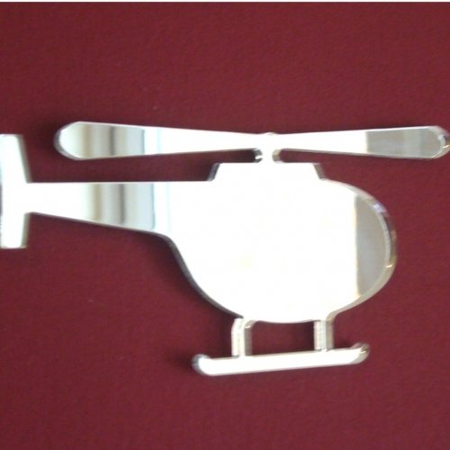 Super Cool Creations Helicopter Mirror - 60cm x 30cm