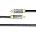 FORSPARK Digital Optical Audio 24K Gold Plated Toslink Cable 6FT- CL3 Rated