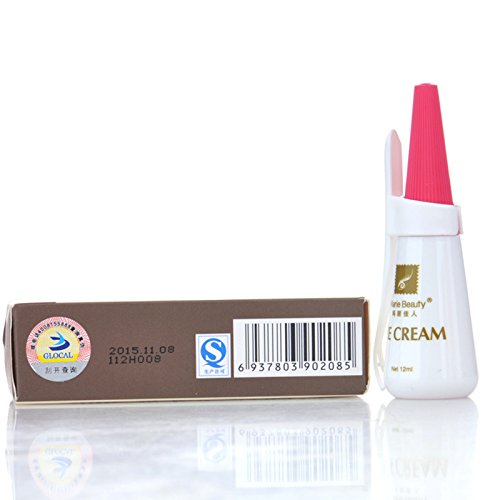 AnHuaNew Professional EYE Waterproof False Eyelashes Adhesive Marie Beauty Premium Edition Eyelashes Glue - Clear White 12ml - Thumbnail 3