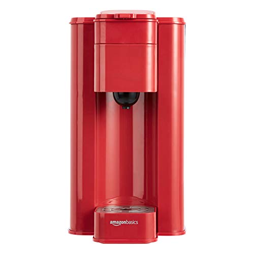 Amazon Basics Single Serve Capsule Coffee Maker, Red Pricepulse