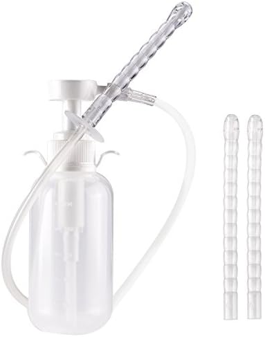 Reusable Vaginal Cleansing System Excellent Vaginal Cleaner Vaginal Douche for Women, Keep Yourself Clean with This Vaginal Douche, FDA Approved, Non-Toxic, 100% Safe, 300 ml Capacity with 3 Nozzle