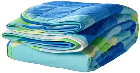 Amazon Com Ikea Springkorn Bedspread Blue Twin Kitchen Dining