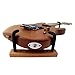Angled Guitar Wall Hanger Display for Electric and Thin Body Guitars - Black Finish