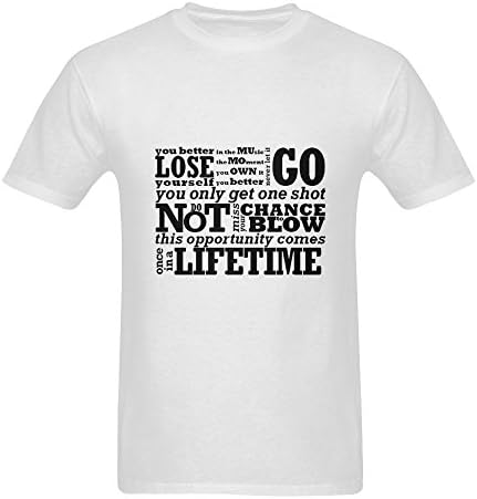 ALLIEED Eminem's Lose Yourself Chorus T-shirt -S white