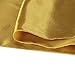 WELMATCH Gold Satin Table Runners - 10 pcs Wedding Banquet Party Event Decoration Table Runners (Gold, 10)