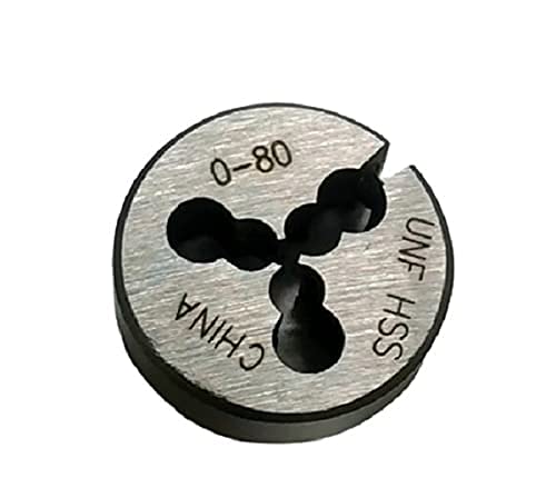Drill America - DWTH1316-080 #0-80 13/16" OD High Speed Steel Round Adjustable Die, DWT Series
