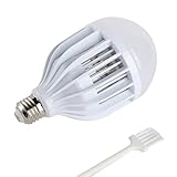 3 in 1 LED Bug Bulb Light Bulb with Mosquito Zapping Function Built in Insect Trap, Bug Zapper Insects, Works with Any 110V Light Fixture, Netting Alternative ECO Friendly Safe Clean