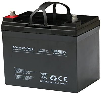 Rotek 12V 35Ah AGM Blei-Säure 