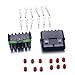 HiseNook 3 Kit Waterproof Electrical Wire Cable 6 Pin Way Connector Plug (Package includes 3 sets)