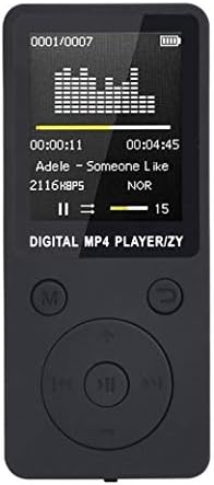 Ugood MP3 Player 2018 Fashion Portable MP3/MP4 Lossless Sound Music Player FM Recorder (Black)