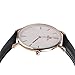 Aurora Women’s Classic Steel Quartz Watch With Black Band (Rose Gold)