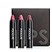 Gracefulvara 3Pcs/Set Waterproof Long Lasting Matte Lip Gloss Lipstick Cosmetic,Kit 4