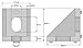 25 pcs Cast Corner Bracket for 2020 Series Aluminum Extrusion 20x20x17mm (03-001)