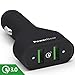 PowerBear Car Charger [45W] Dual Qualcomm Quick Charge 3.0 Ports for iPhone & Android primary