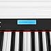 LAGRIMA White Digital Piano, 88 Key Electric Piano Keyboard for Beginner/Adults W/Music Stand+Power Adapter+3-Pedal Board+Instruction Book+Headphone Jack