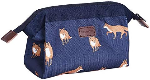 Portable Small Makeup Bag Women Travel Cosmetic Organizer Clutch Pouch Bag with Zipper