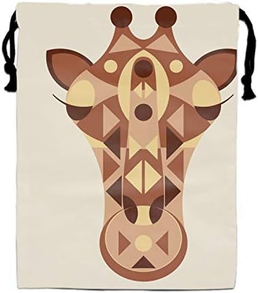 Giraffe Geometry Party Supplies Favors Bags Drawstring Gifts Bags