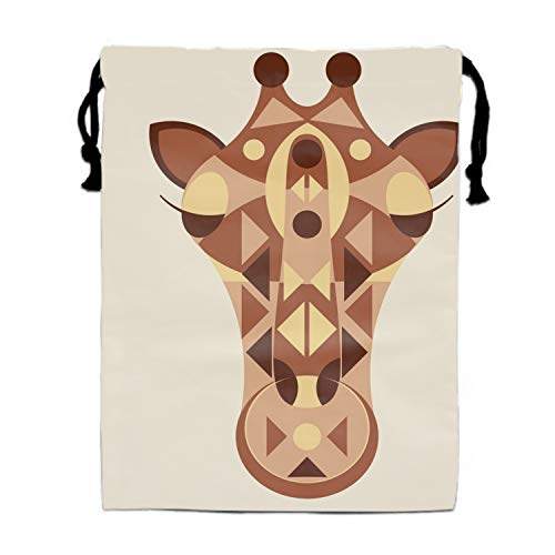 Giraffe Geometry Party Supplies Favors Bags Drawstring Gifts Bags