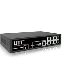 utt s1081p 24 V el 8 port unmanaged Fast Ethernet, PoE Switch PoE pasivo, 8 puertos PoE pasivo 130 W, PoE pasivo, 1 Port Fast Ethernet adicionales para Uplink de 24 V