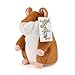 ENTOY Talking Hamster Sound Repeating Animal Toy Talking Plush Toys for Children Brown