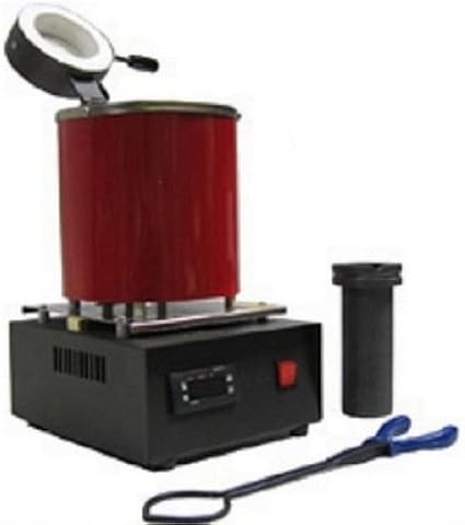 Amazon Com Gowe Automatic Electric Melting Furnace Silver Gold Pour Bar 2kg Crucible Tong Digital Controler 110v 220v