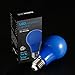 TORCHSTAR 7W Blue LED A19 Colored Light Bulb, E26/E27 Base, for Parties, Celebrations, Commemorative Activities, 30,000hrs