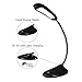 Superproducts LED Desk Lamp, Modern Stylish Dolphin Designed Portable Book Reading Light, LED Eye Table Lamp with Three Gear Touch Control Studying,Working,Camping,USB Charging Port - Black