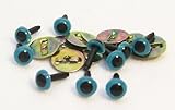 Sassy Bears 6mm Blue Safety Eyes for Bear, Doll, Puppet, Plush Animal and Craft - 10 Pairs