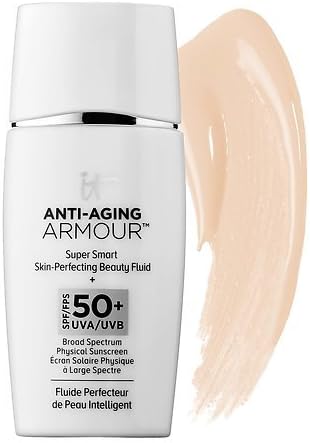 Anti-Aging Armour Super Smart Skin-Perfecting Beauty Fluid SPF 50+ 1oz universal translucent