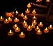 Nancia 100PACK Flameless LED Tea Lights Candles, Realistic and Bright Flickering Long Lasting 200Hours Battery-Powered, Ideal Party, Wedding, Birthday, Gifts Home Decoration Warm Yellow