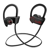 Bluetooth Headphones, LoHi Bluetooth V4.1 Wireless Sports Earphones Sweatproof In-ear Headset with Microphone Noise-Cancelling for iPhone iPad Samsung Galaxy S7 Edge S6 and Bluetooth Devices