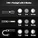 Wsky Led Work Light Flashlight, 3 in 1 Gooseneck Magnetic COB Work Light Flashlight, Water Resistant, 3x3 Modes, 360° Rotate, Best for Camping, Hiking, Reading, Emergency (Batteries Not Included)