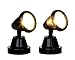 Lemax Village Collection Round Spot Lights Set of 2 Battery Operated # 44756