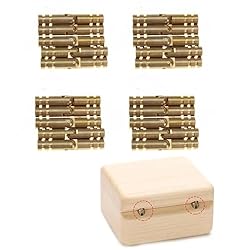20pcs Invisible Brass Barrel Hinges, Small Hinges