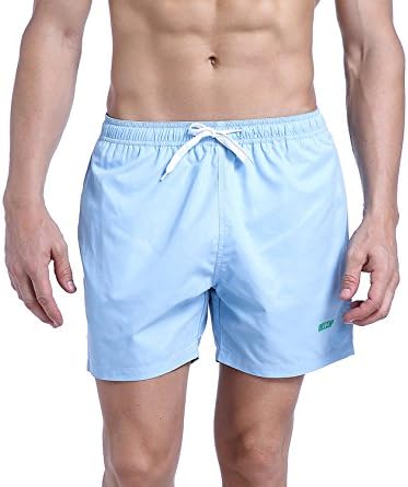 RAIZUP Mens Swim Trunks Water Resistant,Quick Dry Casual Swim Shorts with Mesh Lining for Swimwear