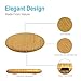 Smart Tech Wooden Wireless Charger Wood Wireless Charging Pad Fast Wireless Charging Base for iPhone Xs Max/XR/XS/X/8 Plus Samsung Galaxy Note 9/8/7 Galaxy S10/S9/S9+/S8/S8+/S7 Edge & More Qi Devices