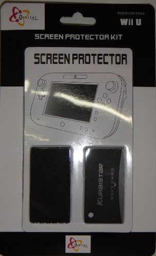 Orbital Wii U Gamepad Screen Protector Flim with Anti Static Cleaning Cloth